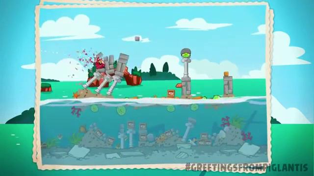 Piglantis for Angry Birds Seasons.для Android смотреть онлайн