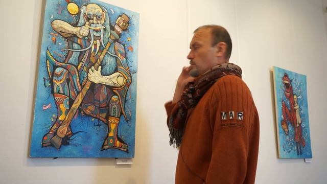 Картина "Танец шамана" Бориса Фомина смотреть онлайн