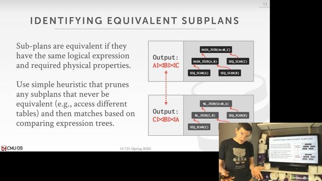 21 - Query Optimizer Implementation III (CMU Databases / Spring 2020) смотреть онлайн