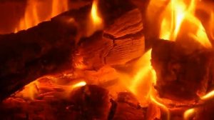 Огонь. Треск огня. Вечер у костра. Костер. Приятный, расслабляющий звук природы.