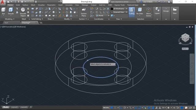 blind flange class 150 dn 15 IN AUTOCAD 2018 | AUTOCAD TUTORIAL смотреть онлайн