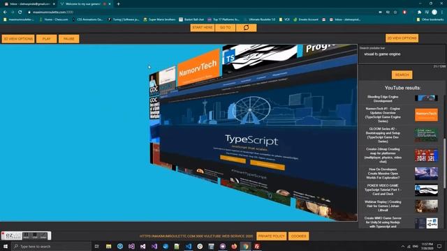 Vue/Typescript/Threejs project - search & play youtube videos in 3d webGL open source смотреть онлайн