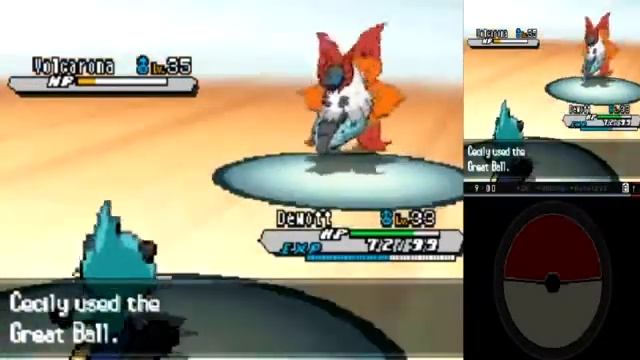 Pok Mon White 2 Black 2 English Version Part 46 Catching Volcarona