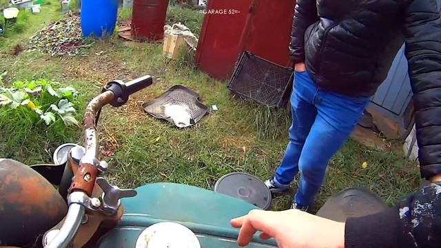 РЖАВЫЙ и ЗАБЫТЫЙ В ОГОРОДЕ МОТОЦИКЛ К-55. смотреть онлайн