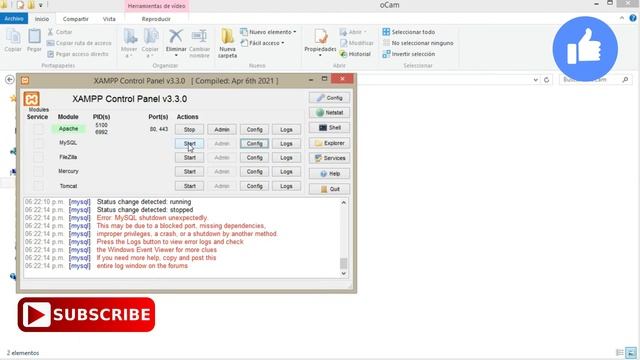 Solucionar Error Port 3306 in use by "Unable to open process"! XAMPP смотреть онлайн