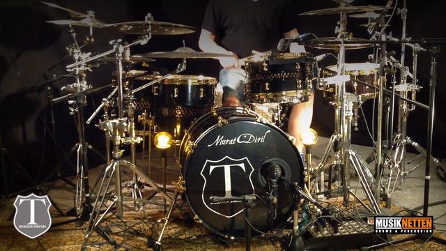 T Berger Drums Handhammered Copper Custom Drum Set смотреть онлайн