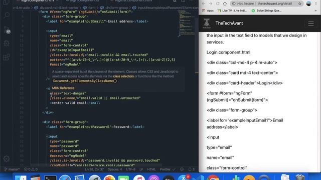 Create a basic login page in angular. смотреть онлайн