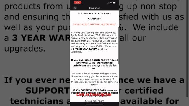 $519 Apple MacBook Pro 15 Laptop / Quad Core i7 / 16GB RAM 1TB SSD Used on Ebay 3/30/22 смотреть онлайн