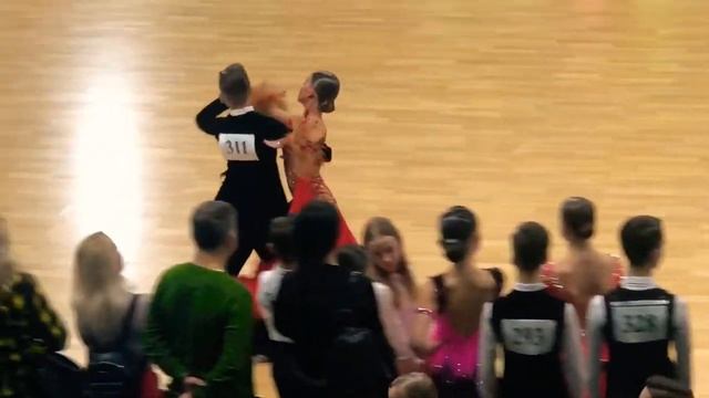 Денисевич - Василько Юниоры 1 Open 1/2 ST Tango смотреть онлайн