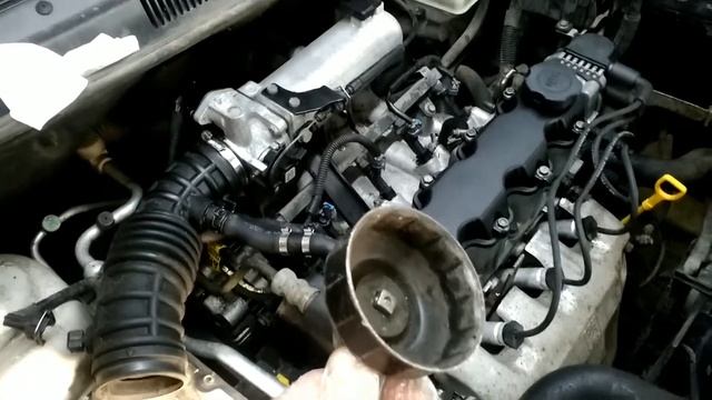 Замена масла Chevrolet Aveo 1.5L смотреть онлайн