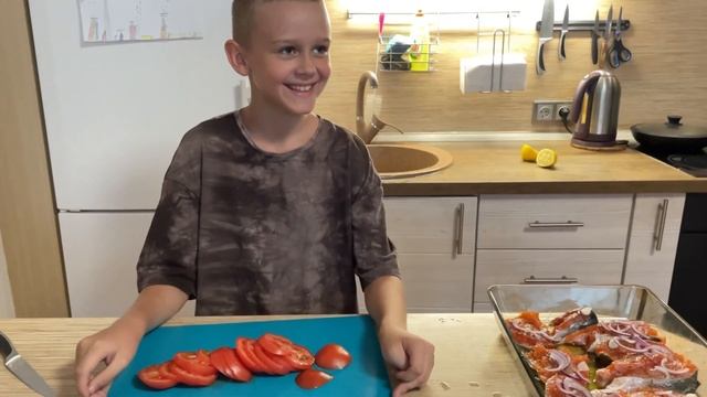 Готовлю лосось. Сима в духовке смотреть онлайн