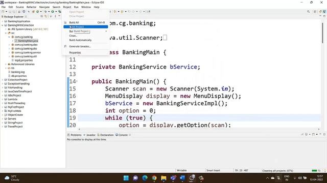 Eclipse Clean Build of Project смотреть онлайн