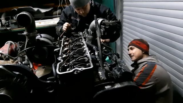 Завершающий этап,сборки двигателя,трактор Кейс 310.Сервисный ремонт и обслуживание +380983773580 смотреть онлайн