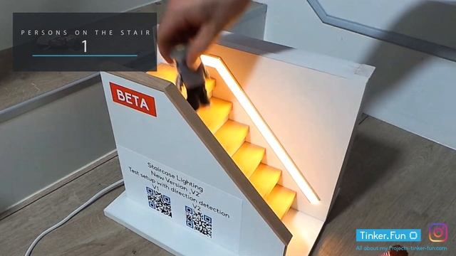 Digital LED Staircase Lighting V2 Prototyp Demo - Arduino APA102 LED смотреть онлайн