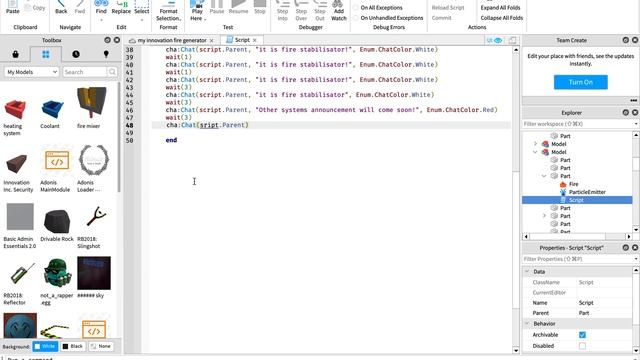 как сделать скрипт чата для модели в Roblox Studio? вот ответ! смотреть онлайн