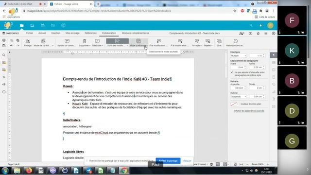 Nextcloud + OnlyOffice : édition collaborative (Indie Kafé #3) смотреть онлайн