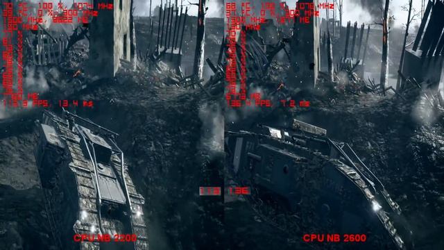 Battlefield 1 CPU NB 2200 и 2600 Сравниваем производительность. 390X (1080p) смотреть онлайн