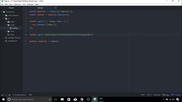 Node.js | App del clima con Express y Dark Sky API смотреть онлайн
