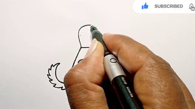 How To Turn 27 Into Dog Drawing Easy || Dog Drawing With 27 Number || Dog Drawing Tutorial смотреть онлайн