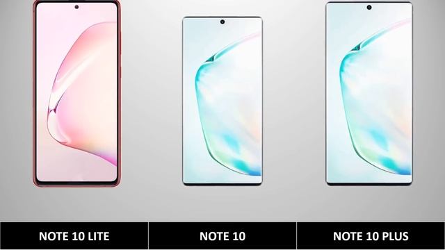 Samsung Galaxy Note 10 Lite vs Samsung Galaxy Note 10 vs Samsung Galaxy Note 10 Plus смотреть онлайн