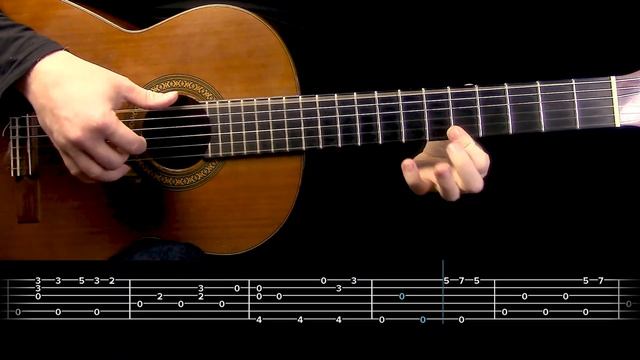 coldplay a sky full of stars instrumental guitar cover tutorial with tabs (guitarclub4you) смотреть онлайн