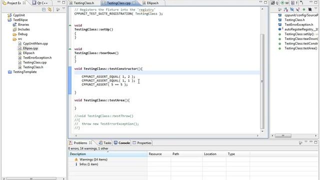 CppUnit смотреть онлайн