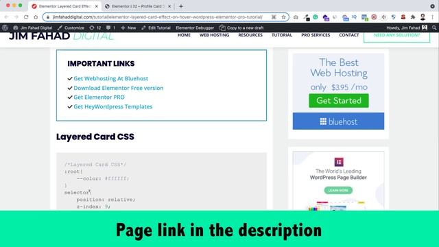 Elementor Layered Card Effect on Hover | WordPress Elementor Pro tutorial | Elementor Tips & Tricks смотреть онлайн