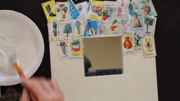 Decoupage Mirror Art Tutorial - Art With Trista