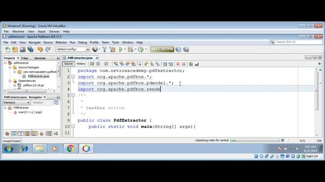 Java How to extract text from a PDF document using Apache PDFBox API смотреть онлайн