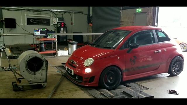 Abarth 500 Stage 1 remap dyno run смотреть онлайн