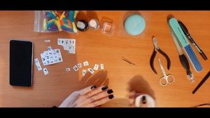 Накладные ногти с Алиэкспресс. Обрезаю и перекрашиваю + дизайн.