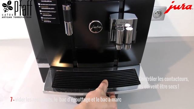 Jura Ligne GIGA Détartrage avec les Cafés Pfaff ! смотреть онлайн
