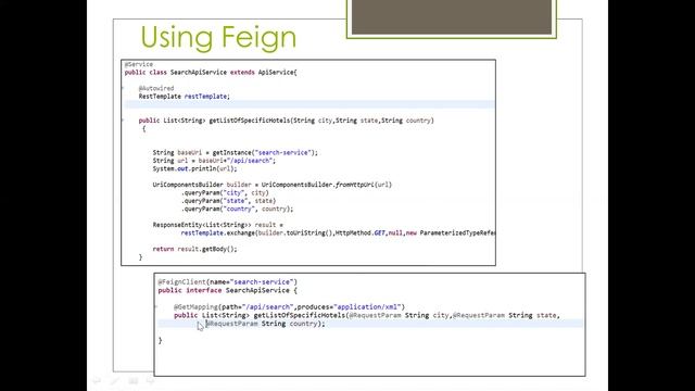 Spring Microservices - part 6 | Feign смотреть онлайн