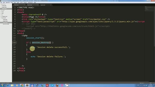 PHP tanfolyam az alapoktól, tizenkharmadik lecke, php session смотреть онлайн