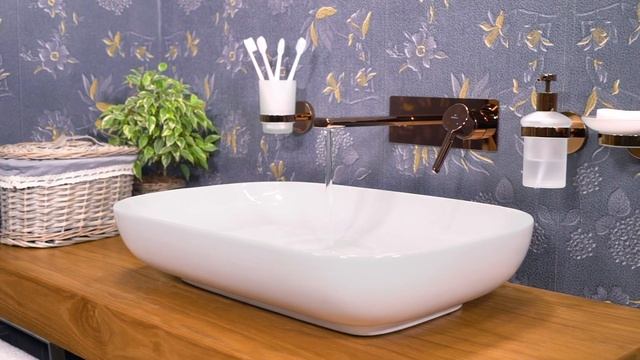 Встраиваемый смеситель для раковины Wellsee Once! and forever 182414001 (цвет розовое золото) смотреть онлайн