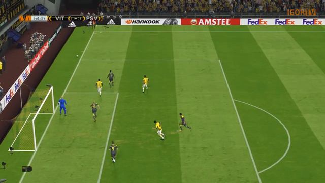 Vitesse vs. PSV | 3rd Meski Europe Cup | RO16 Leg 1 | PES 2017 | 60FPS смотреть онлайн
