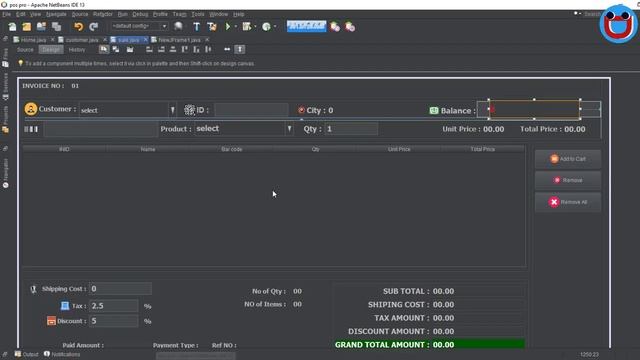 Powerful Point Of Sale In Java Free | java for beginners | Sell and Making Money Online #java #32 смотреть онлайн