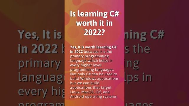 Should I learn C# or Java? смотреть онлайн