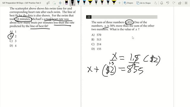 Day 21 of 90 Days of SAT Prep Lessons! By a 1590 SAT Scorer! Math and Reading Tips! March SAT Prep! смотреть онлайн