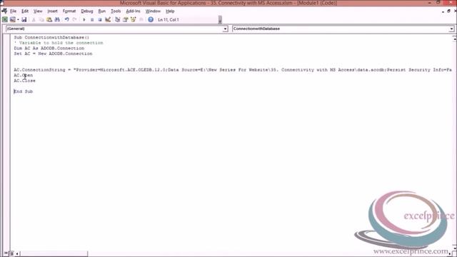 Connectivity with MS Access-EarlyBinding смотреть онлайн