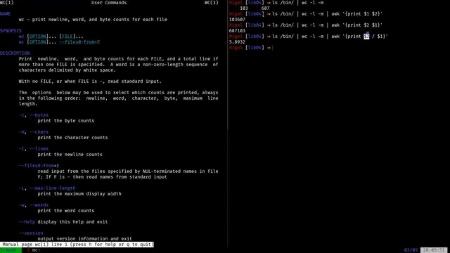 004 Конвейер команд Unix. Программы-фильтры: grep, wc, tr, cut, sort и awk смотреть онлайн