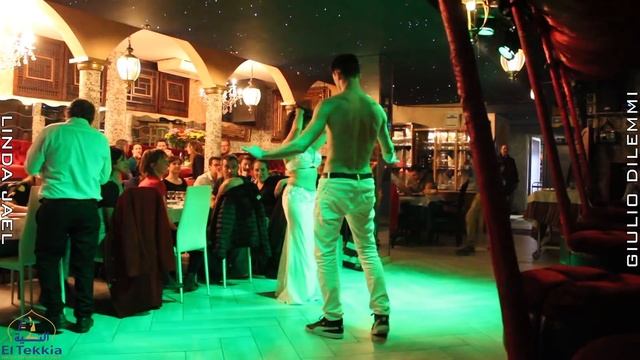 MAN AND WOMAN BELLY DANCE DRUM SOLO @ EL TEKKIA MILAN, ITALY смотреть онлайн