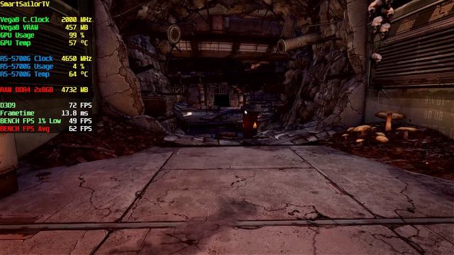 Borderlands 2 (2012) 1080p Vega8 R7 5700G смотреть онлайн