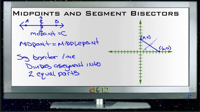 Midpoints and Segment Bisectors: Lesson (Basic Geometry Concepts) смотреть онлайн