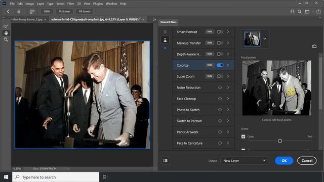 "NEURAL FILTERS : COLORIZE" FITUR BARU PHOTOSHOP 2021FINAL смотреть онлайн