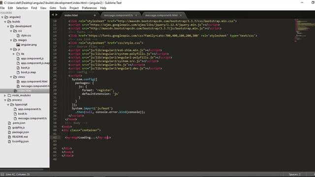 Angular 2 - Tutorial N°03 | Creating Your First Component & Views смотреть онлайн