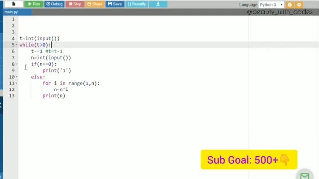 03 Factorial of a number || Wipro || Samsung || Beauty with codes смотреть онлайн