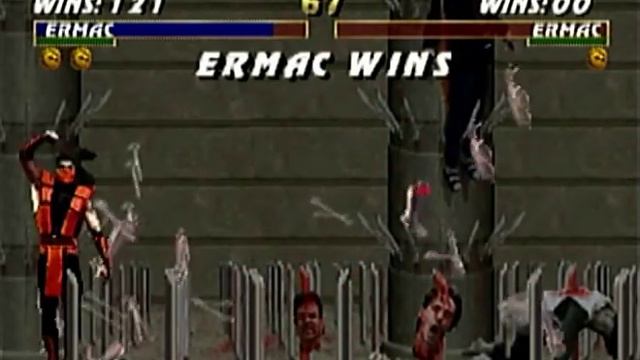 Mortal Kombat Trilogy - Nintendo 64 - Ermac - Fatality 1 смотреть онлайн