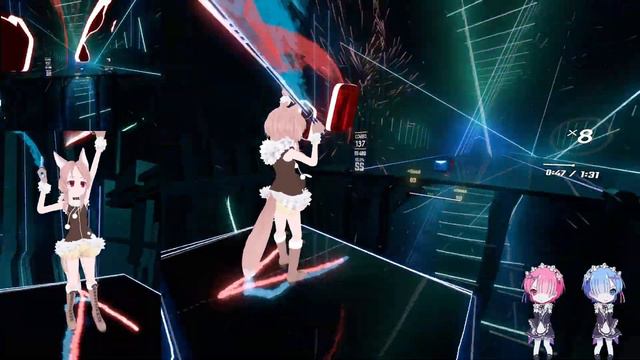 [Beat Saber] Chito & Yuuri - Ugoku, Ugoku (EXPERT) Oculus Quest + Link. смотреть онлайн