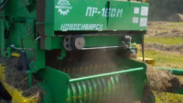 Пресс подборщик ПР 150М, Унисибмаш, Новосибирск смотреть онлайн